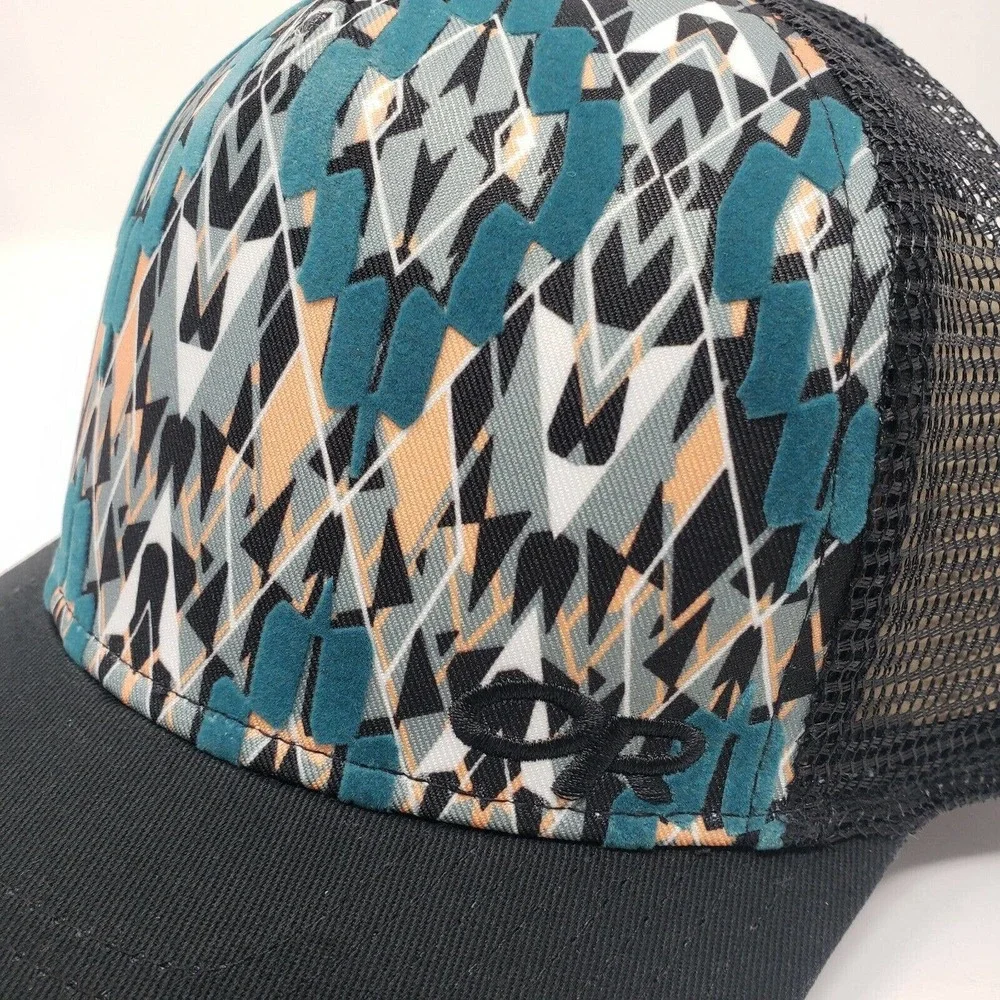 Outdoor Research Women's Chain Reaction Mediterranean Trucker Cap Snapback Hat - Picture 6 of 11